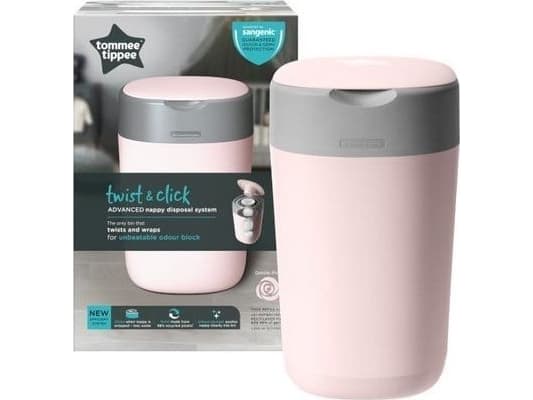 TOMMEE TIPPEE behållare för blöjor Sangenic Twist&Click rosa 85100202