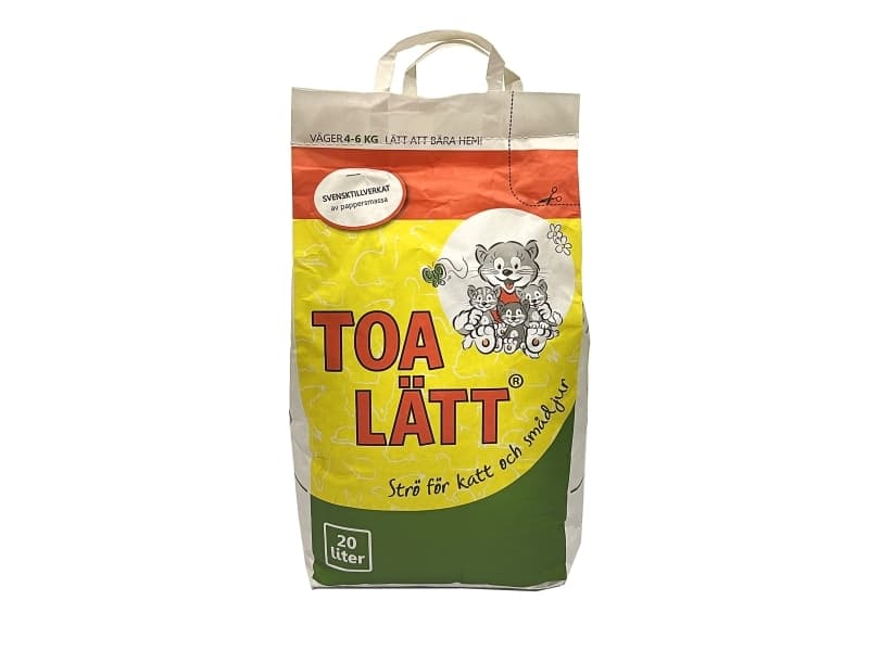Toa-Lätt Pappersströ 20l