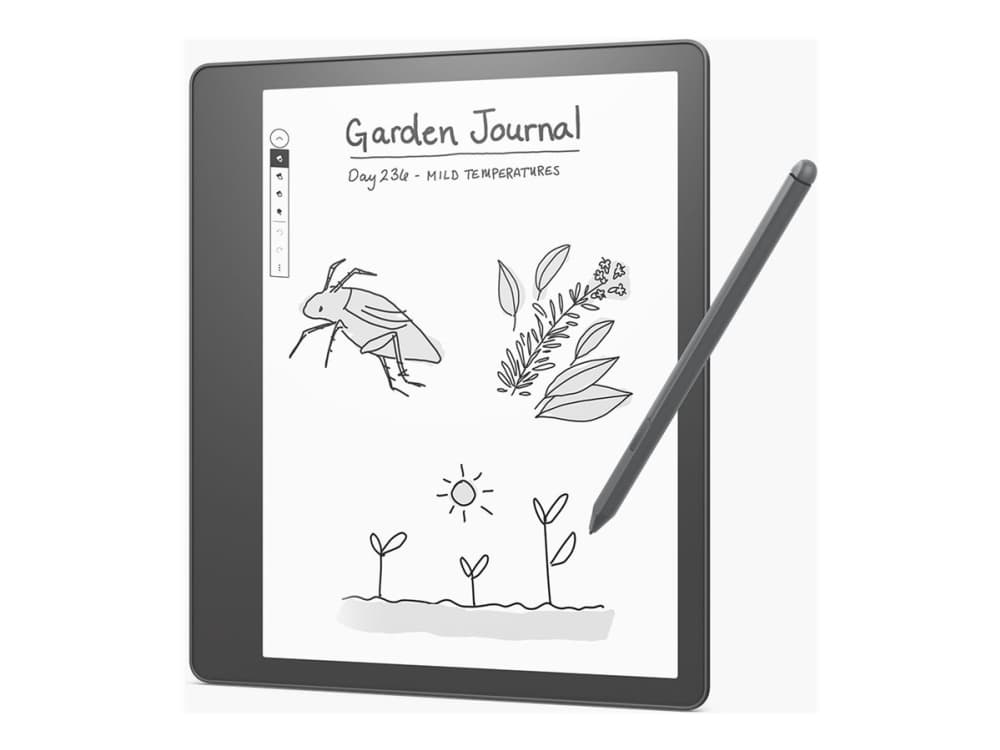 Amazon Kindle Scribe - 1:a generation - eBook-läsare - 16 GB - 10.2 monokrom - pekskärm - Bluetooth, Wi-Fi - volframgrå