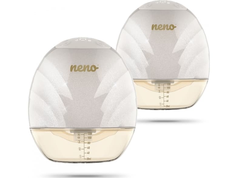Neno PERLA TWIN Trådlös, elektronisk bröstpump med skal