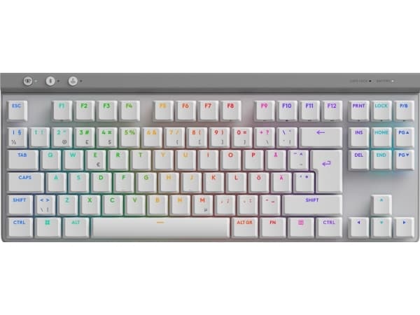 G515 LIGHTSPEED TKL taktil, vit (nordisk)