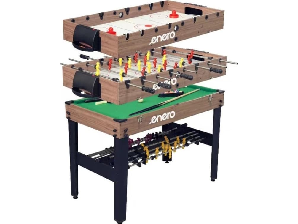 Enero bord för gryt 3W1 wood – pikhållare/biljard tillbehör 121x61x81 cm
