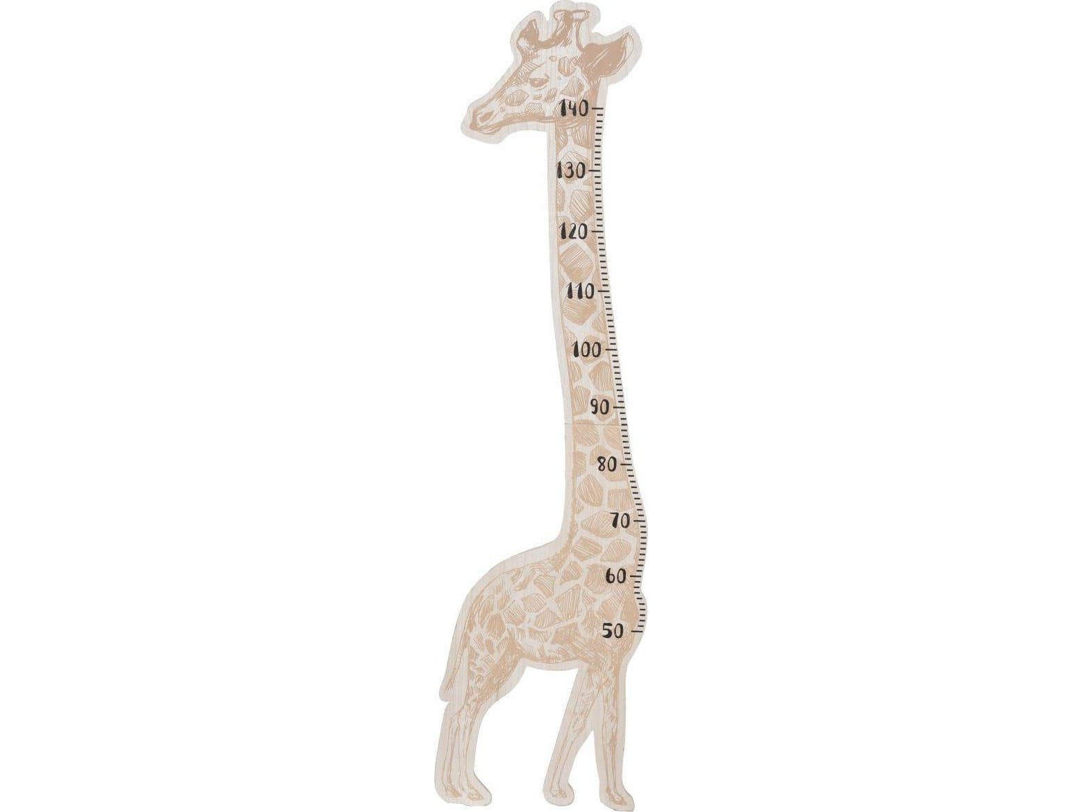 Feeby dekorativ längdmätare i form av en giraff, MDF, 140 cm