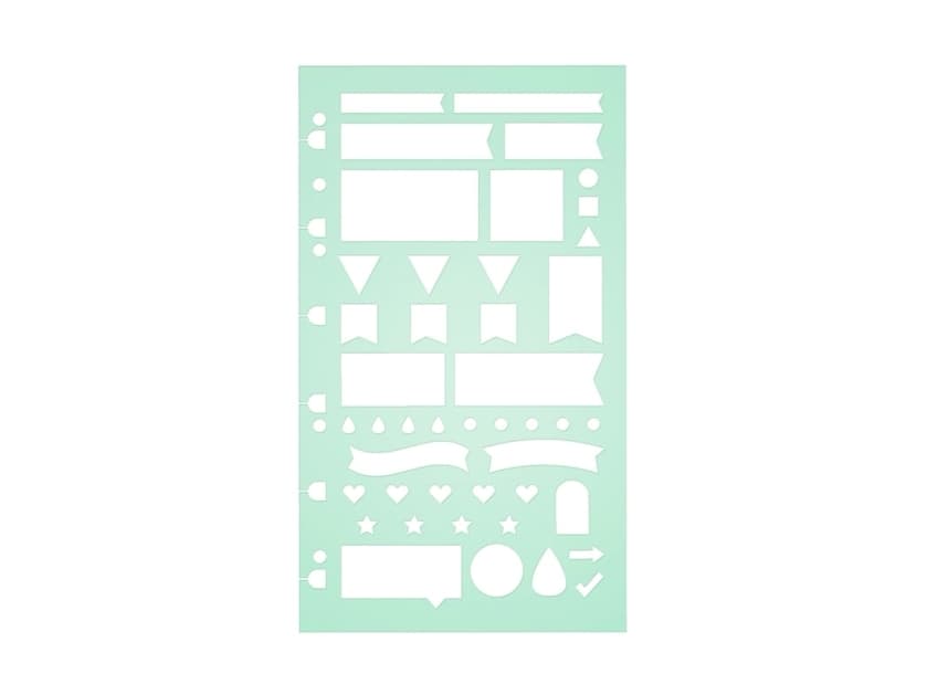Filofax stencil för planering