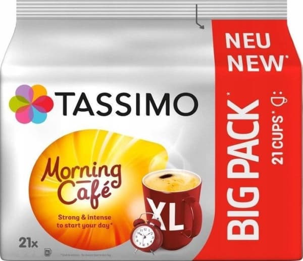 TASSIMO 4028531, Kaffekuddar, 21 koppar, Multifärg, Tassimo, Väska, 21 styck