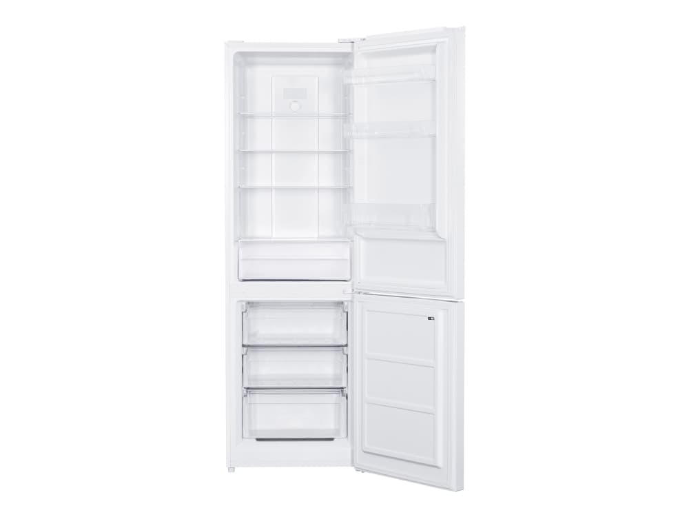 Scandomestic CBF293NFWD - Kylskåp/frys - bottenfrysskåp - bredd: 60 cm - djup: 60.5 cm - höjd: 186 cm - 293 liter - Klass E - vit