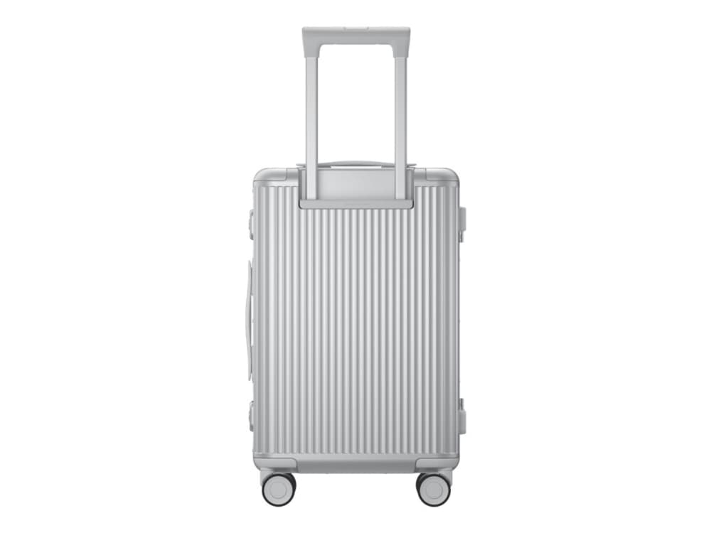 Xiaomi - Väska med hjul 26 - hård sida - ram i aluminiumlegering av serie 6000, polykarbonatskal, zinklegering skyddshörn - silver