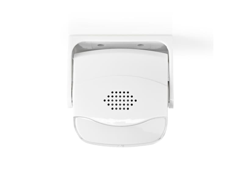 Nedis AMLRMMW40WT, Ultraljudssensor, Trådlös, 80 dB, 1,1 m, Innertak/vägg, Vit