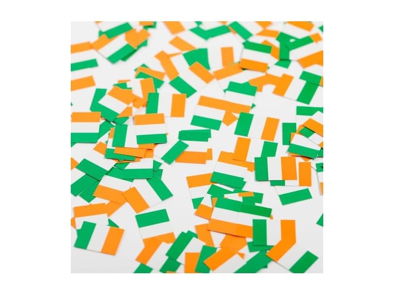Flagga konfetti Irland