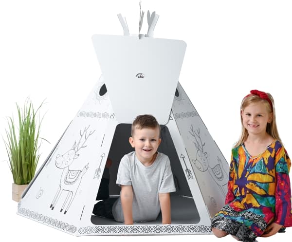 KREATIV TIPI-LEKSAK FÖR ATT VIKA OCH FÄRGLÄGGA