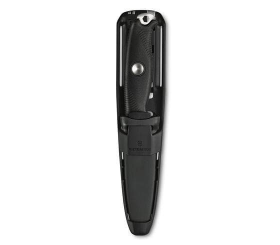 Victorinox Venture Pro, Single, Militärkniv, Drop point, Stål, Termoplastisk elastomer (TPE), Svart