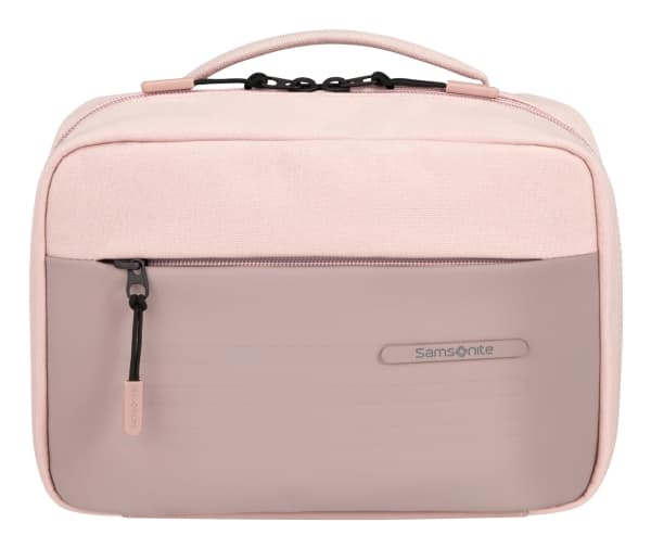Samsonite Stackd Toilet Kit, Necessär, Polyuretan (PU), Štervunnen polyetentereftalat (rPET), Rosa, Monokromatiskt, Dragkedja, 1 fickor