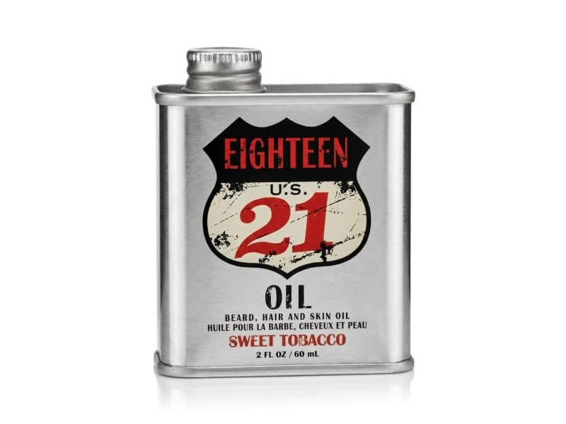 18.21 Man Made skägg-, hår- och hudolja Sweet Tobacco 60 ml