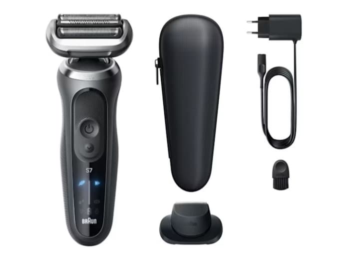Braun Series 7 72-G1200s, Folierakapparat, Svart, AutoSense, Knappar, Batteri, Litium-Ion (Li-Ion)