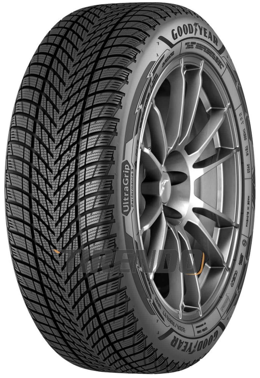 Goodyear UltraGrip Performance 3 ( 195/50 R17 89V XL, med fälgskyddslist (MFS) )