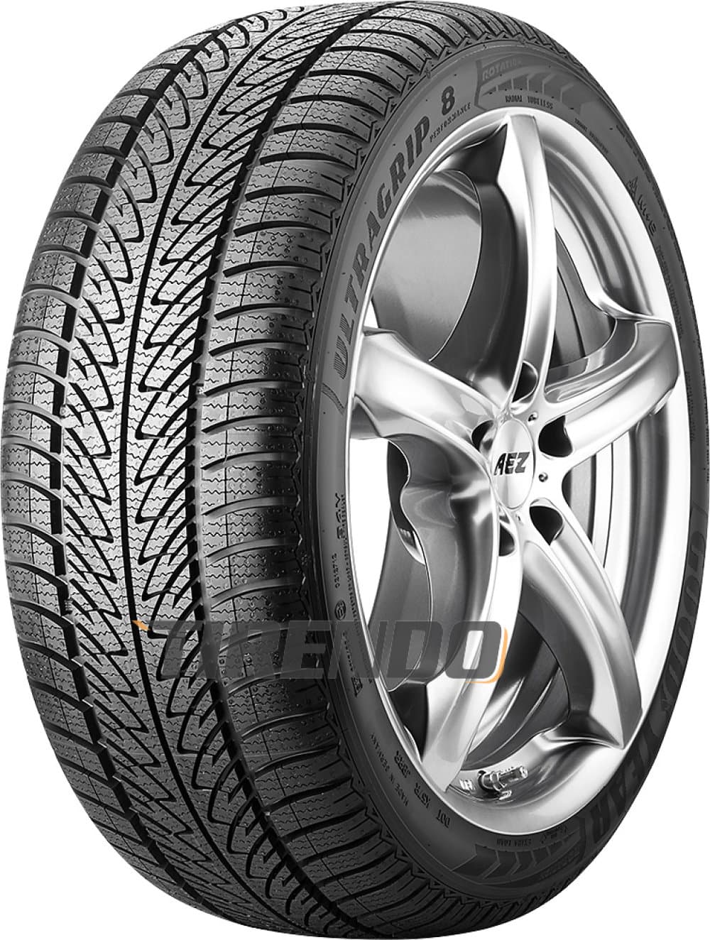 Goodyear UltraGrip 8 Performance ROF ( 205/60 R16 92H *, med fälgskyddslist (MFS), runflat )