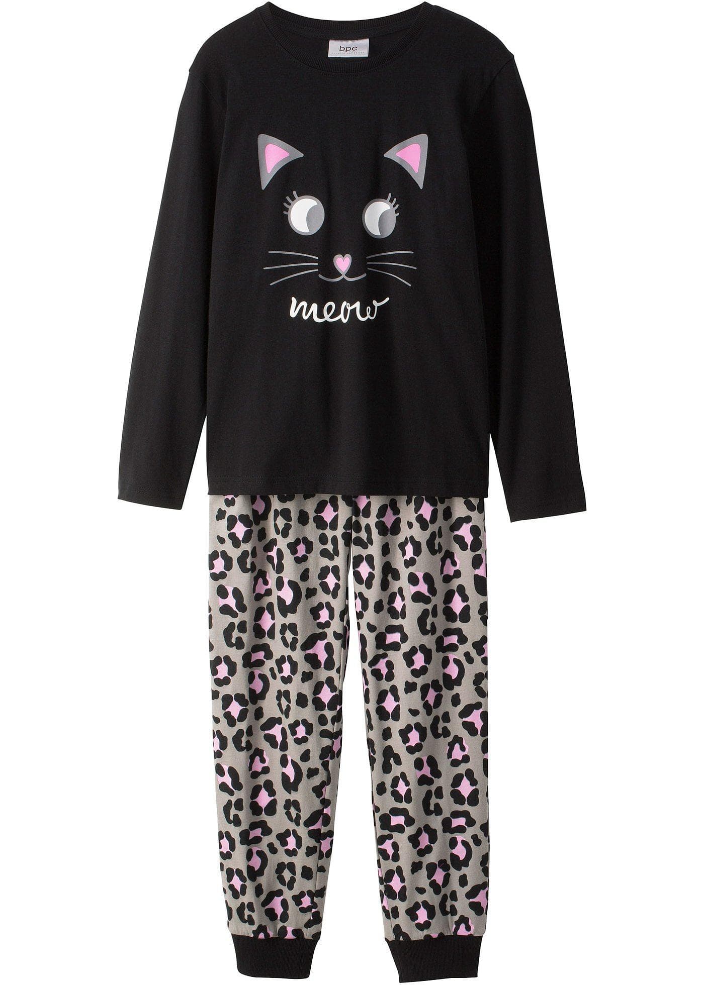 Pyjamas av bomull (2 delar)