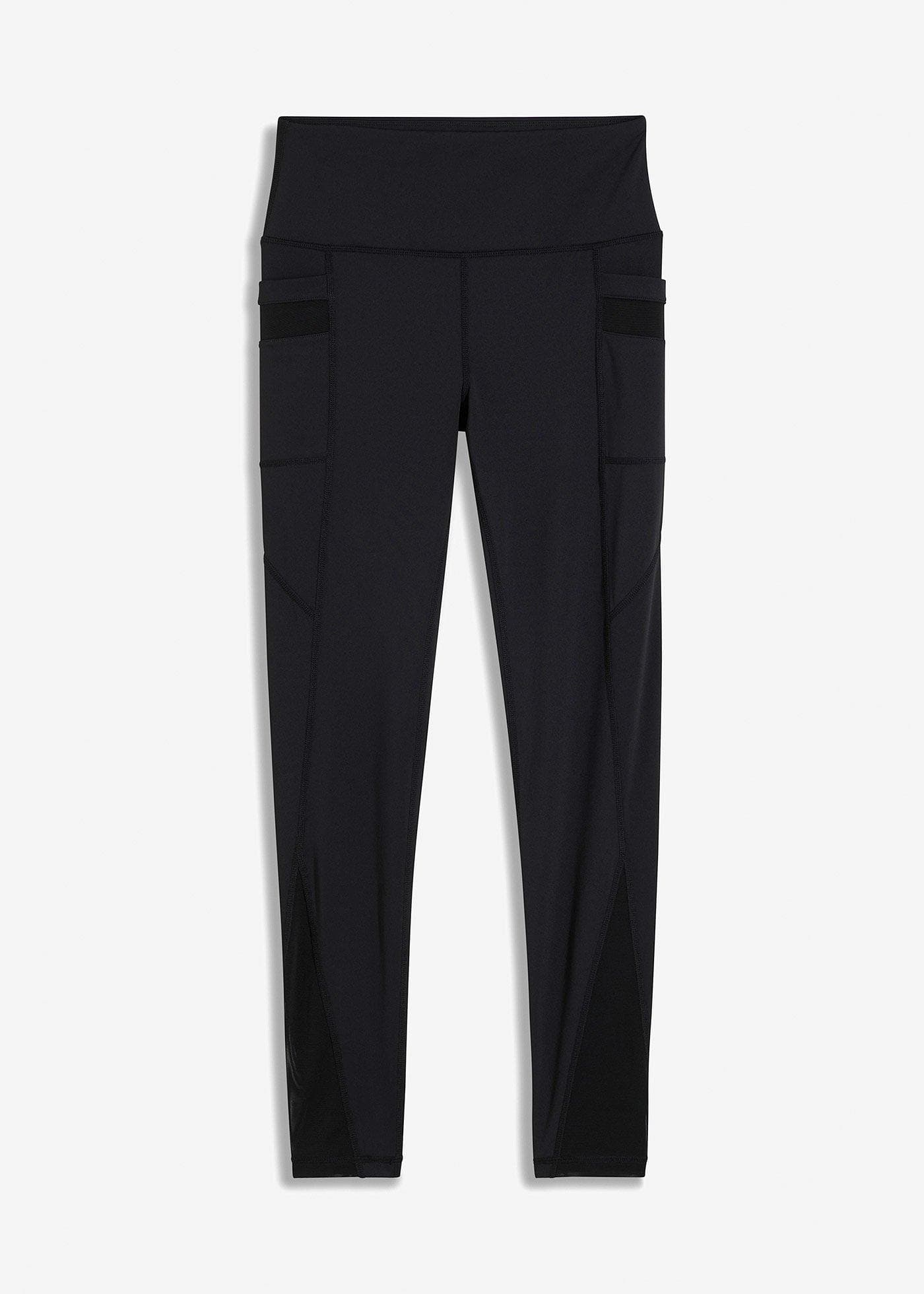 Sportleggings med mesh och mobilficka