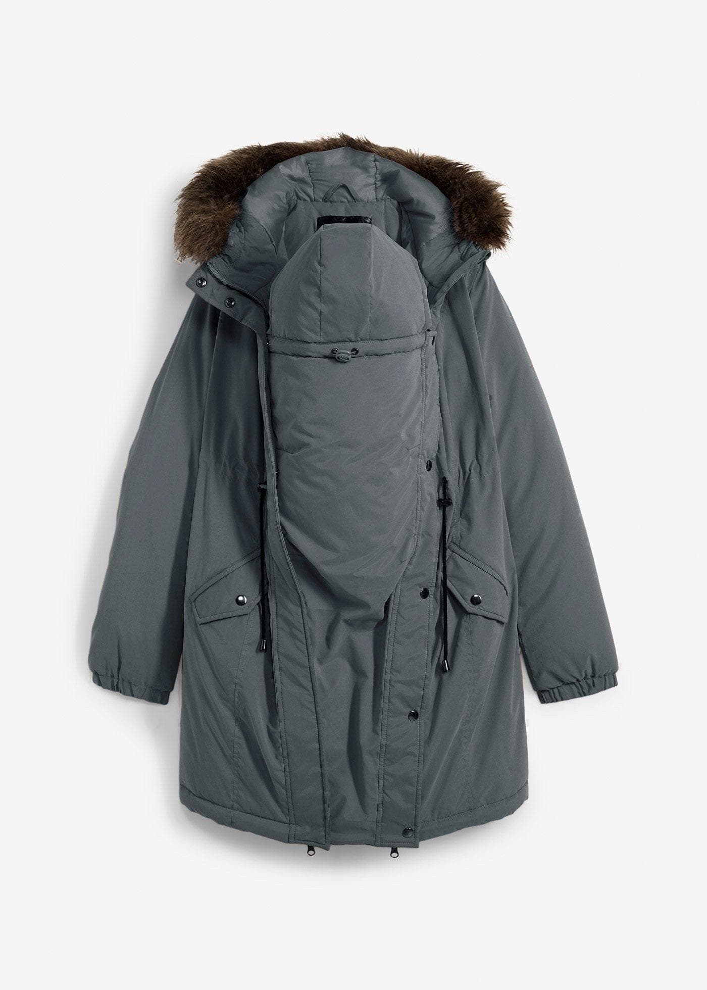 Mammaparkas med babyficka