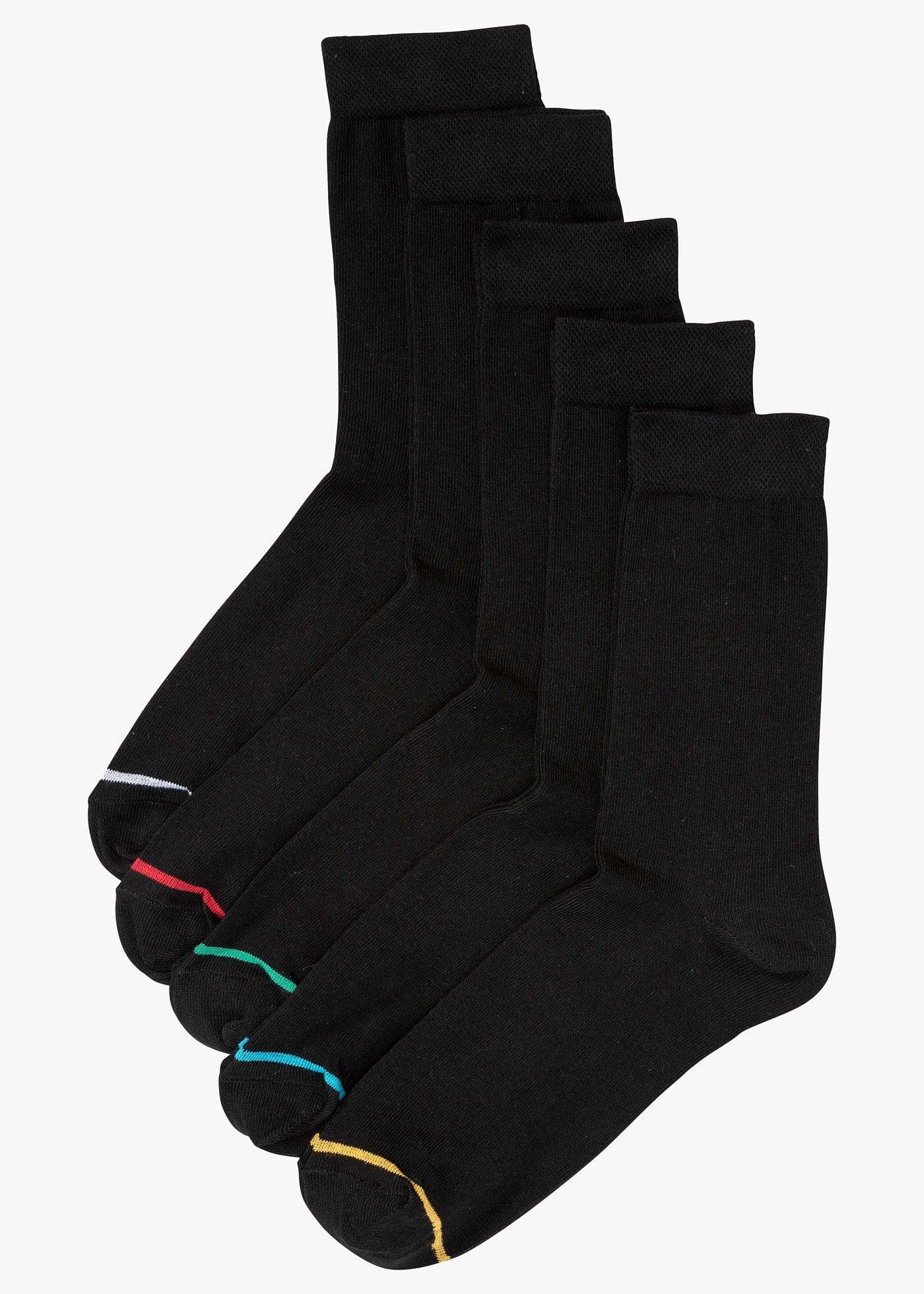 Strumpor med ekologisk bomull (5-pack)