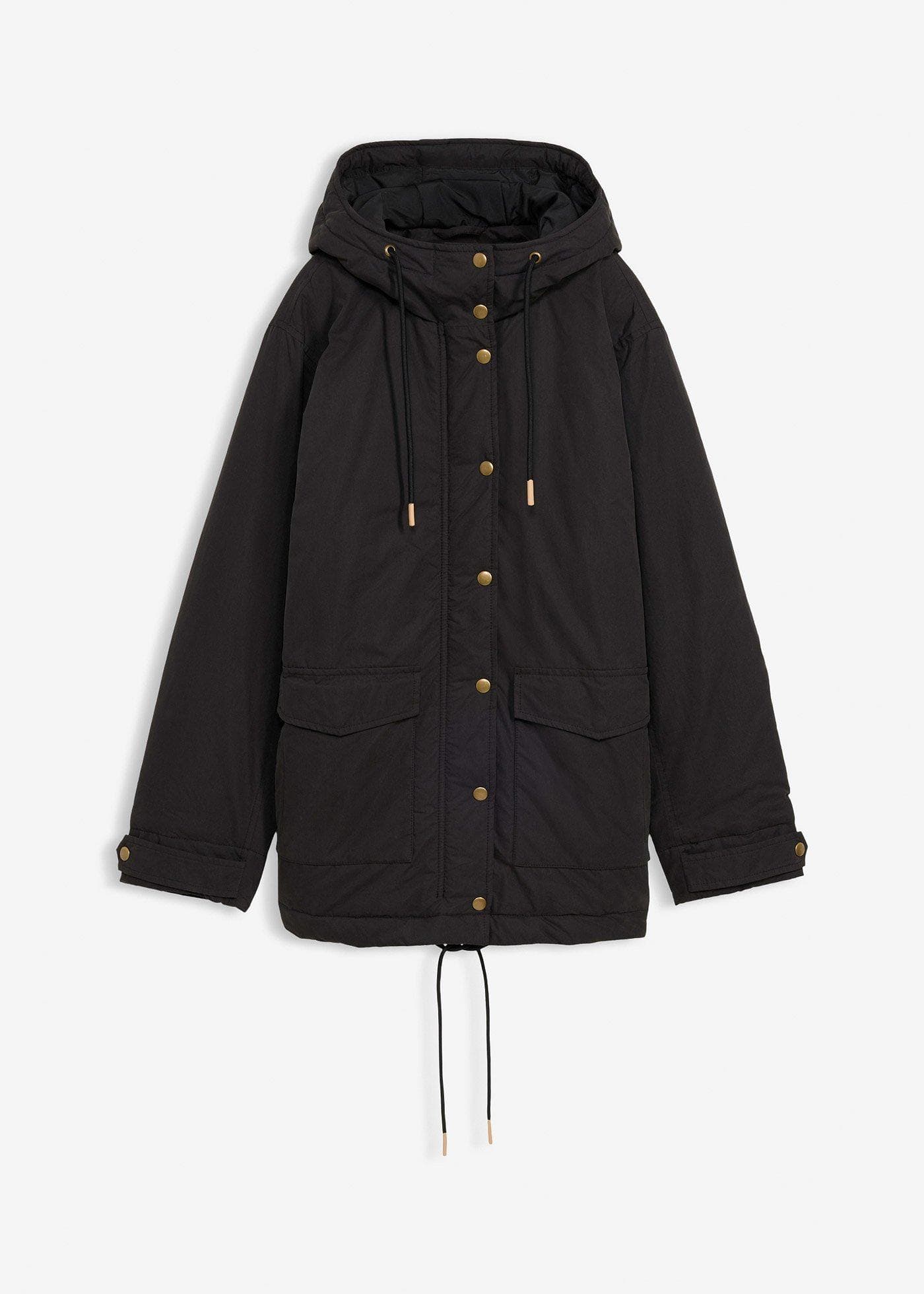 Parkas med varm vaddering