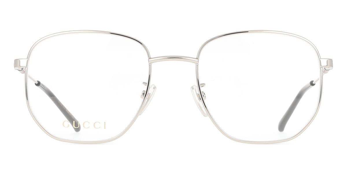 Gucci GG2140OK Asian Fit 002 53 Silvriga Glasögon (Endast Båge) Män