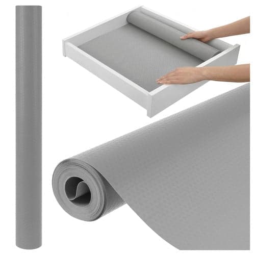 Antisklidmatta EVA 500x50 cm 0,7 mm grå för lådor och hyllor