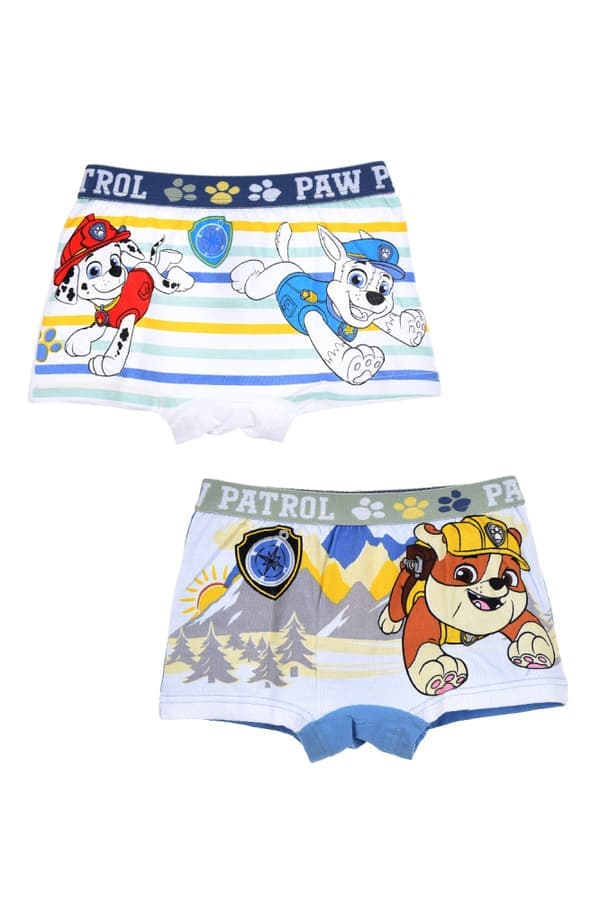 2 pack barn kalsonger - Paw Patrol barnboxershorts