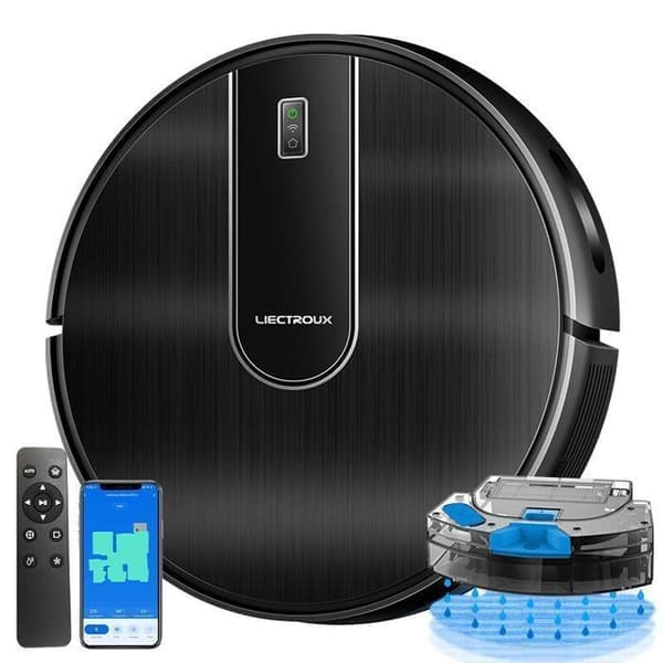 Robotdammsugare - Liectroux - N7S-U - Gyroskopnavigering - Batteri 5200mAh - Våt/Torr städning