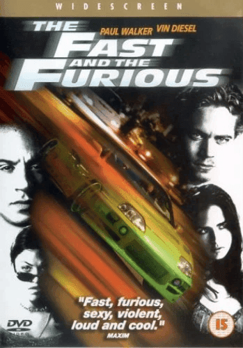 The Fast and the Furious (2002) - DVD med Paul Walker