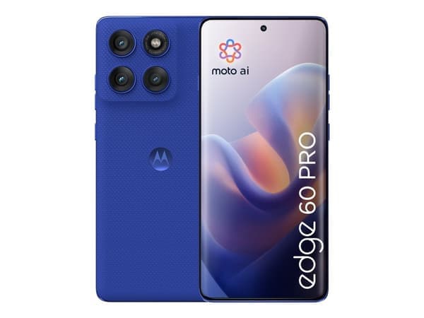 Motorola Edge 60 Pro - 5G pekskärmsmobil - dual-SIM - RAM 12 GB / Internminne 512 GB - pOLED-skärm - 6.7" - 2712 x 1220 pixlar (120 Hz) - 3 st.