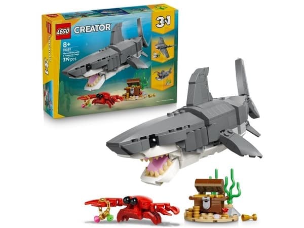 LEGO Creator 31381 Vildsint haj med skattkista