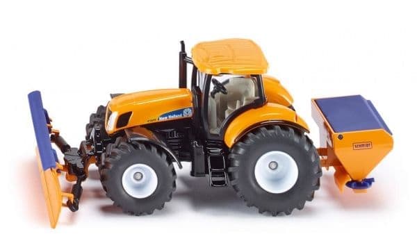 Siku 1:50 traktor med plog och saltspridare