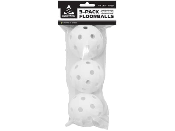 Innebandybollar 3 Pack IFF-Godkända