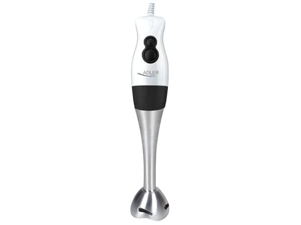 Adler AD 4616, Stavmixer, 500 W, Rostfritt stål, Vit