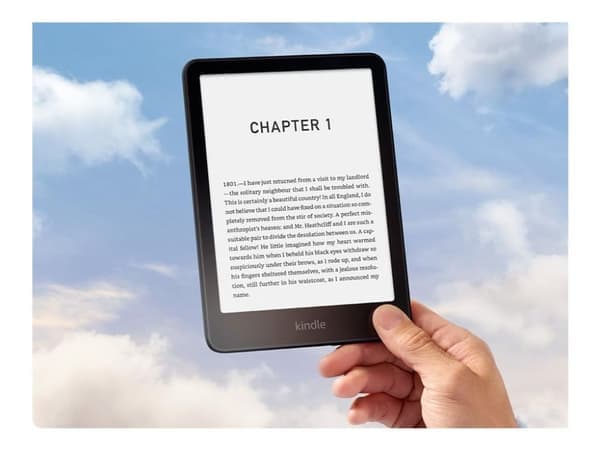 Amazon Kindle Paperwhite - 12:e generation - eBook-läsare - 16 GB - 7" monokrom Paperwhite - pekskärm - Bluetooth, Wi-Fi - svart - ad‑supported