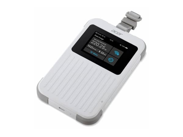 Acer - Mobil hotspot - 5G LTE - 3.27 Gbps - Wi-Fi 5, Wi-Fi 6, NFC - med 1GB data - för Acer P1258, P1358, P1558, P5550, S1287, S1387, XL2521;