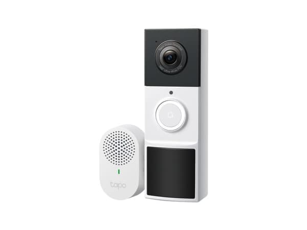 TP-Link Tapo D210, Svart, Vit, IP65, 150°, IR, Vägg, Tapo Care Cloud Storage Services