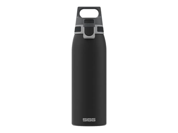 Sigg Shield ONE - Vattenflaska - Storlek 8 cm diameter - Höjd 27.1 cm - 1 L - svart