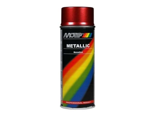 Motip metall-effekt lack 400 ml röd