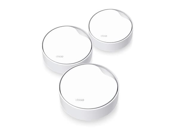 TP-Link DECO X50-PoE(3-PACK), Vit, Intern, Mesh-system, 600 m², Dual-band (2,4 GHz / 5 GHz), Wi-Fi 6 (802.11ax)