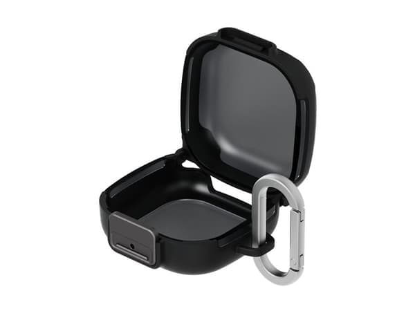 Samsung GP-FPR640HIB - Fodral laddningsfodral för trådlösa öronsnäckor - med karbinhake - hård polykarbonat, flexibel termoplastisk polyuretan