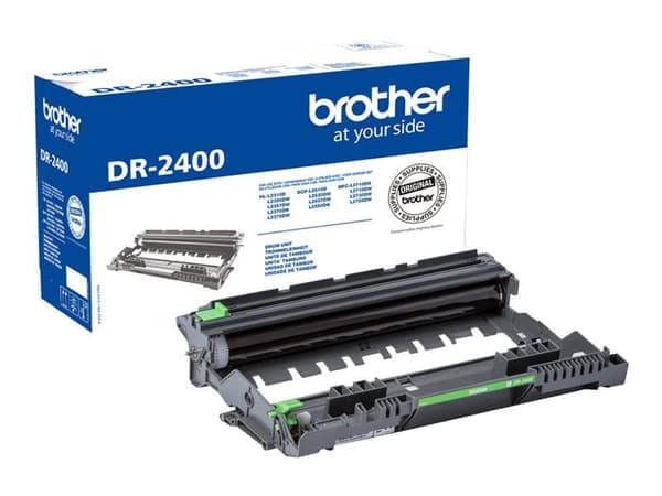 Brother DR2400 - Svart - original - valsenhet - för Brother DCP-L2510, L2530, L2537, L2550, HL-L2310, L2370, L2375, MFC-L2710, L2713