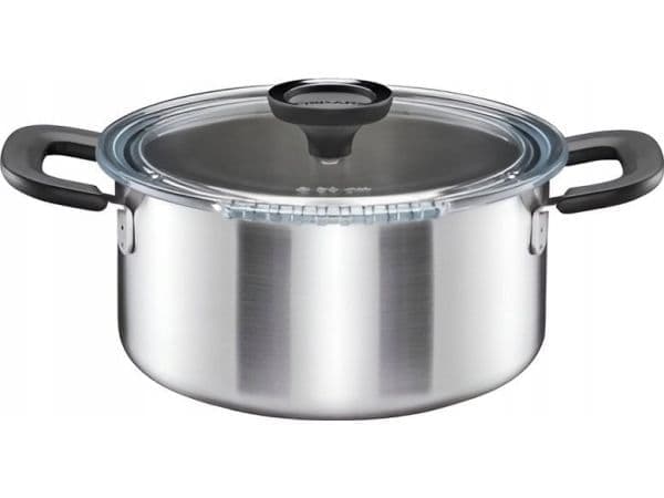 FISKARS kastrull 5L rostfritt stål med lock Functional Form