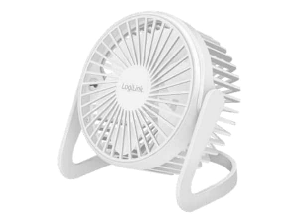 ZUB Logilink USB-fläkt 12,7 cm vit
