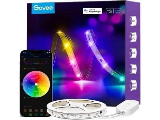 Govee RGBIC Basic Wi-Fi + Bluetooth LED Strip Lights (5 Meter)