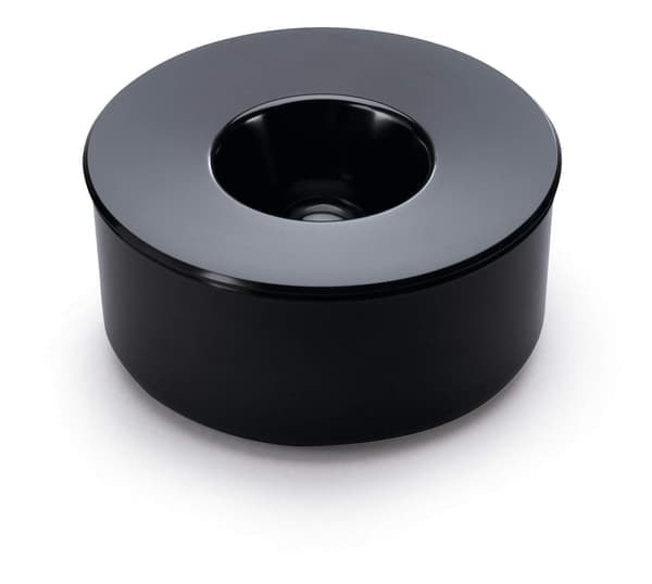 Askebæger Kulan sort Ø130mm H60mm