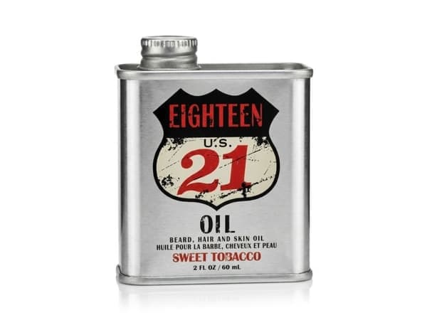 18.21 Man Made skägg-, hår- och hudolja Sweet Tobacco 60 ml