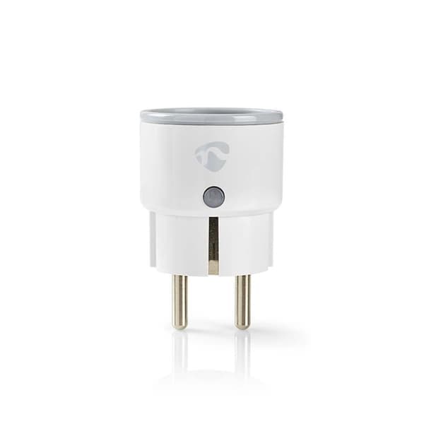 Nedis SmartLife Smart Plug | Wi-Fi | IP21 | Strömmätare | 2500 W | Jordad kontakt / Typ F (CEE 7/7) | -10 - 40 °C | Android™ / IOS | Vit | 1 st