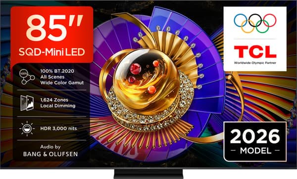 TCL 85" C7L – 4K SQD Mini-LED Google TV